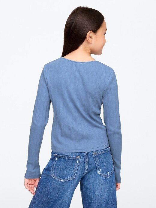 Camiseta infantil Pointelle Camiseta infantil Pointelle