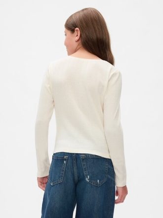 Camiseta infantil Pointelle