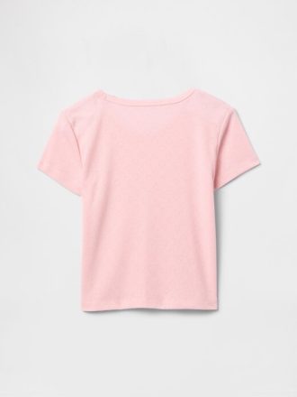 Camiseta infantil Pointelle PJ reciclada