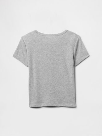 Camiseta infantil Pointelle PJ reciclada