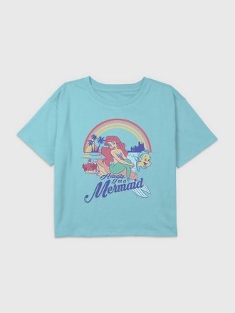 Camiseta infantil princesa sereia da Disney
