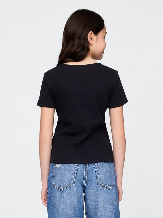 Camiseta Infantil Rib Camiseta Infantil Rib