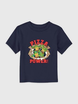 Camiseta infantil Teenage Mutant Ninja Turtles Pizza Power