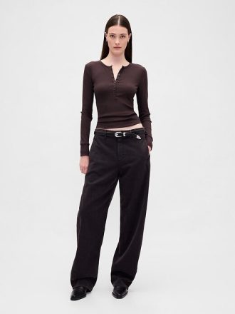 Camiseta Modern Rib Henley