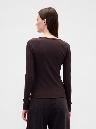 Camiseta Modern Rib Henley