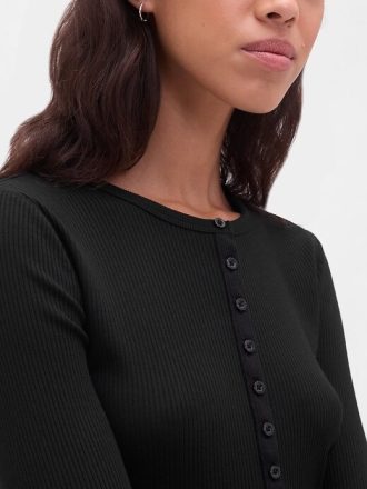 Camiseta Modern Rib Henley