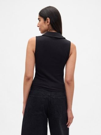 Camiseta Polo Crop Moderna