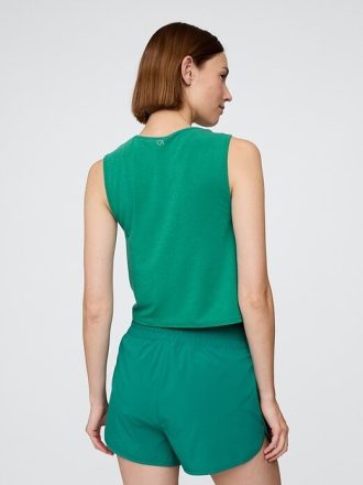 Camiseta regata GapFit Breathe Crop Muscle