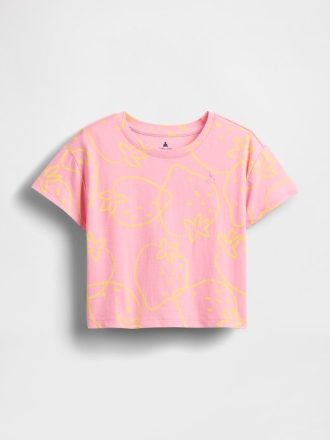 Camiseta relaxada para bebês e crianças pequenas