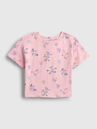 Camiseta relaxada para bebês e crianças pequenas