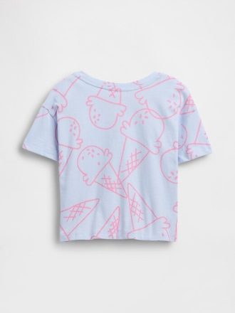 Camiseta relaxada para bebês e crianças pequenas