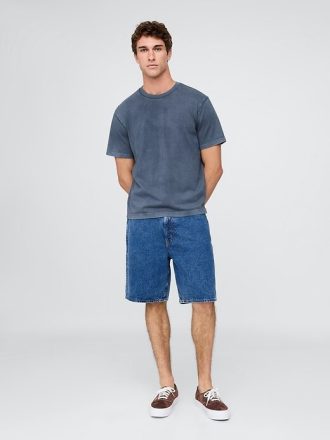 Camiseta Relaxada Pesada para Adultos Camiseta Relaxada Pesada para Adultos