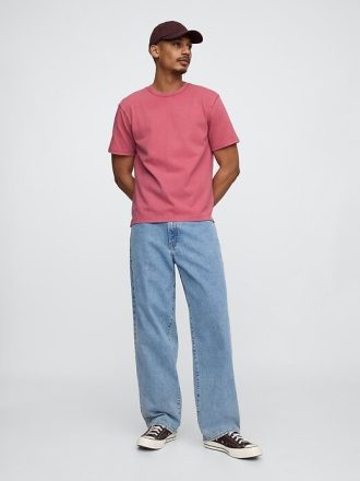 Camiseta Relaxada Pesada para Adultos