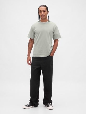 Camiseta Relaxada Pesada para Adultos