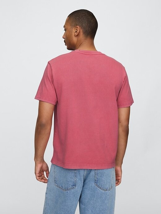 Camiseta Relaxada Pesada para Adultos Camiseta Relaxada Pesada para Adultos