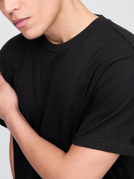 Camiseta Relaxada Pesada para Adultos Camiseta Relaxada Pesada para Adultos