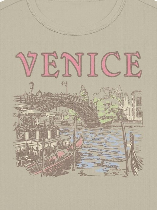 Camiseta Venice Graphic Baby Fit Camiseta Venice Graphic Baby Fit