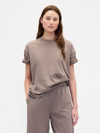 Camiseta VintageSoft Heavyweight de algodão orgânico