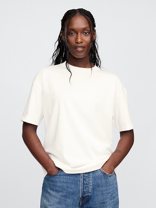 Camiseta VintageSoft Heavyweight de algodão orgânico Camiseta VintageSoft Heavyweight de algodão orgânico