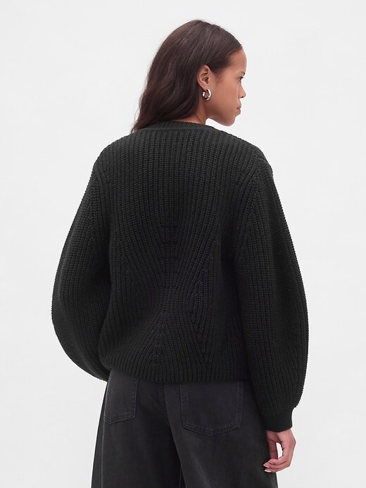 Cardigan com mangas compridas Cardigan com mangas compridas