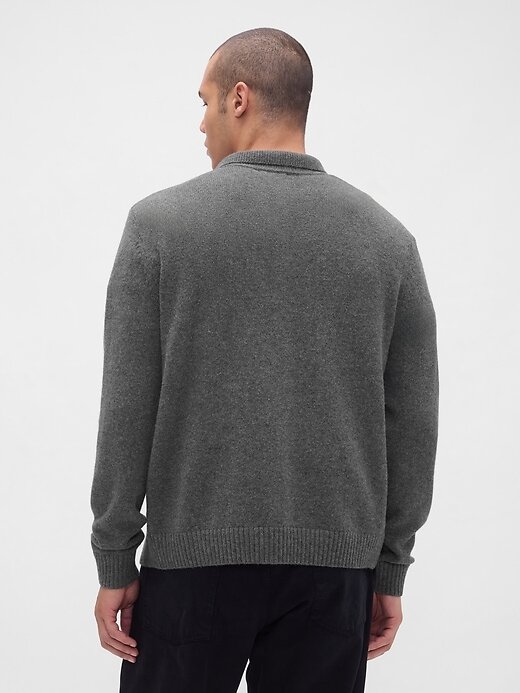 Cardigan de lã merino Cardigan de lã merino