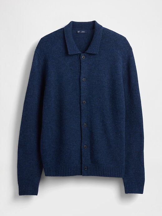 Cardigan de lã merino Cardigan de lã merino