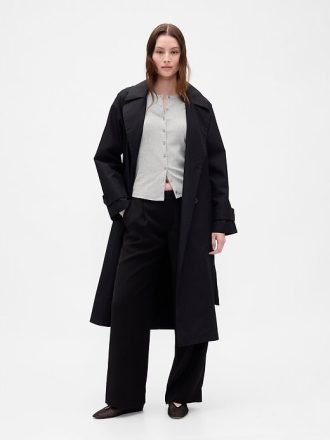 Cardigan moderno com gola redonda