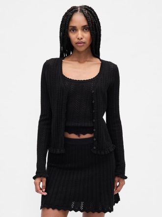 Cardigan Pointelle 100% algodão