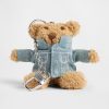 Chaveiro com pingente de jaqueta jeans Brannan Bear