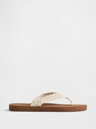 Chinelos de crochê para crianças