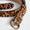 Cinto de pelo de leopardo