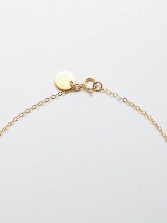 Colar de Lua Crescente de Ouro