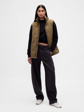 Colete acolchoado leve e reciclado