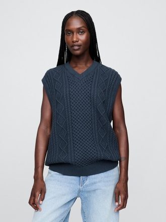 Colete de malha trançada Gap × Malbon