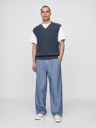 Colete de malha trançada Gap × Malbon