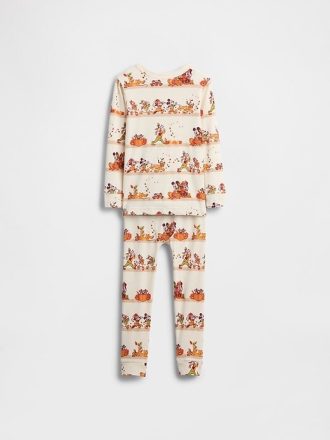 Conjunto de pijama de algodão escovado orgânico Gap × Disney para bebês e crianças pequenas