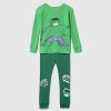 Conjunto de pijama de algodão escovado orgânico Marvel para bebês e crianças pequenas
