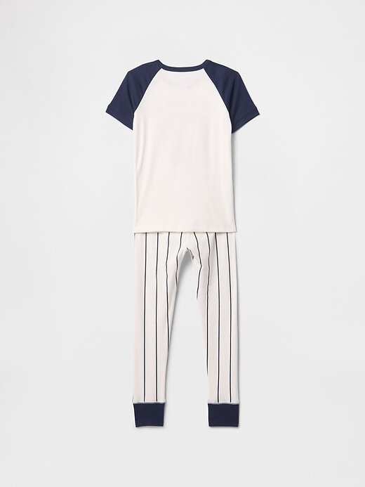 Conjunto de pijama infantil de algodão orgânico escovado Conjunto de pijama infantil de algodão orgânico escovado