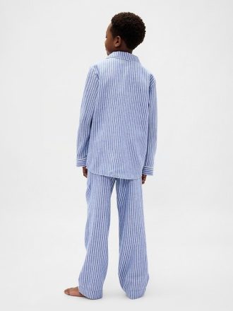 Conjunto de pijama infantil de flanela reciclada