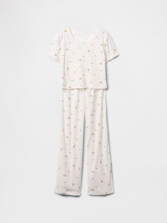 Conjunto de pijama infantil Pointelle reciclado