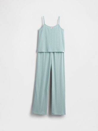 Conjunto de pijama infantil Pointelle Tank reciclado