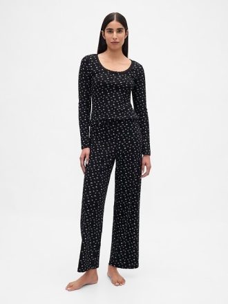 Conjunto de pijama Pointelle