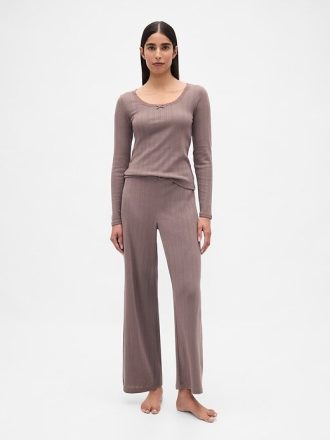 Conjunto de pijama Pointelle