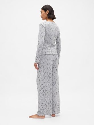 Conjunto de pijama Pointelle