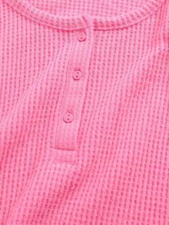 Conjunto de pijama waffle infantil reciclado