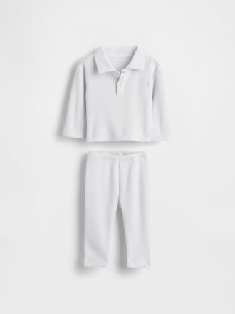 Conjunto de roupa de waffle Softspun para bebê