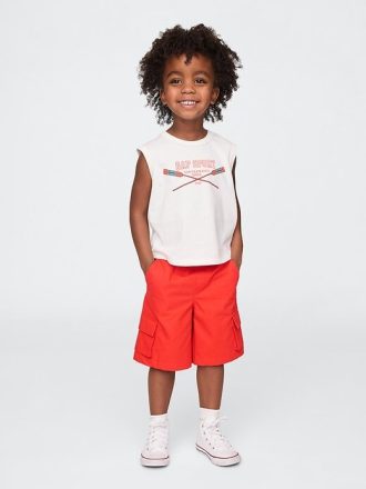 Conjunto de roupa esportiva com logotipo para bebês e crianças pequenas