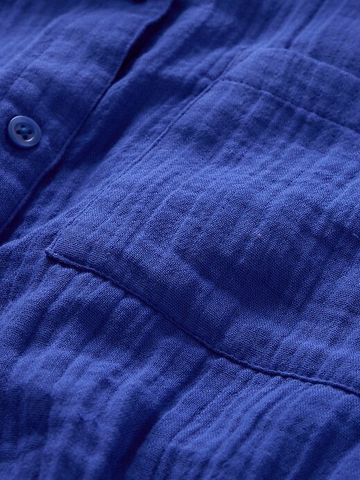 Conjunto de roupa infantil de gaze amassada Conjunto de roupa infantil de gaze amassada