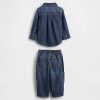Conjunto de roupa jeans para bebê
