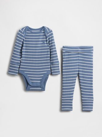 Conjunto de roupas Baby Grow-With-Me TinyRib